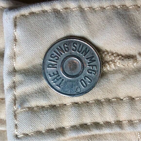 The Rising Sun Mfg Co Slim Fit Jeans in Cream Men’s 38 - Picture 3 of 12